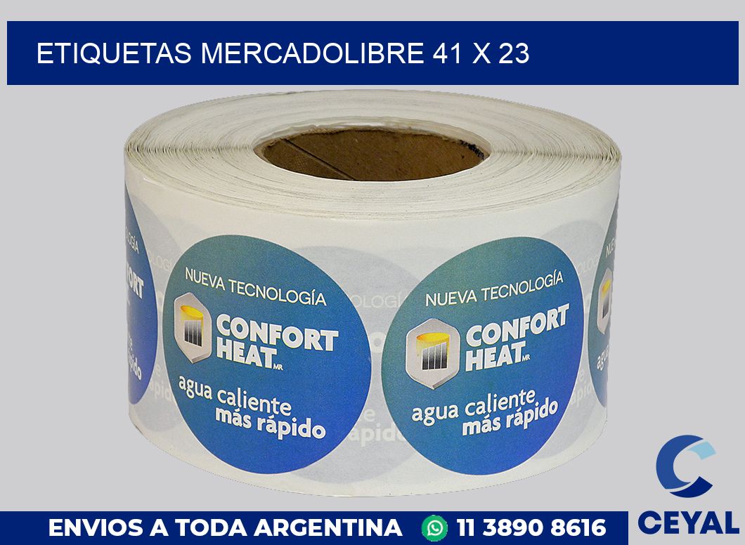 etiquetas mercadolibre 41 x 23