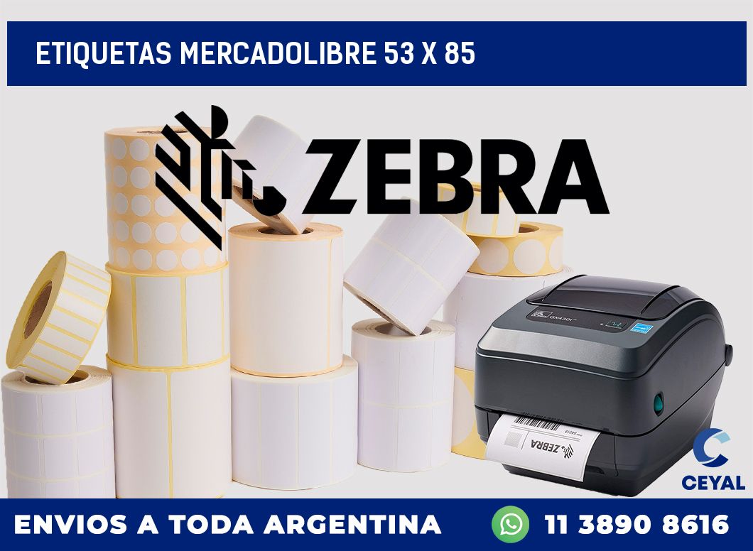 etiquetas mercadolibre 53 x 85