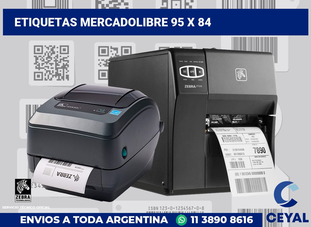 etiquetas mercadolibre 95 x 84