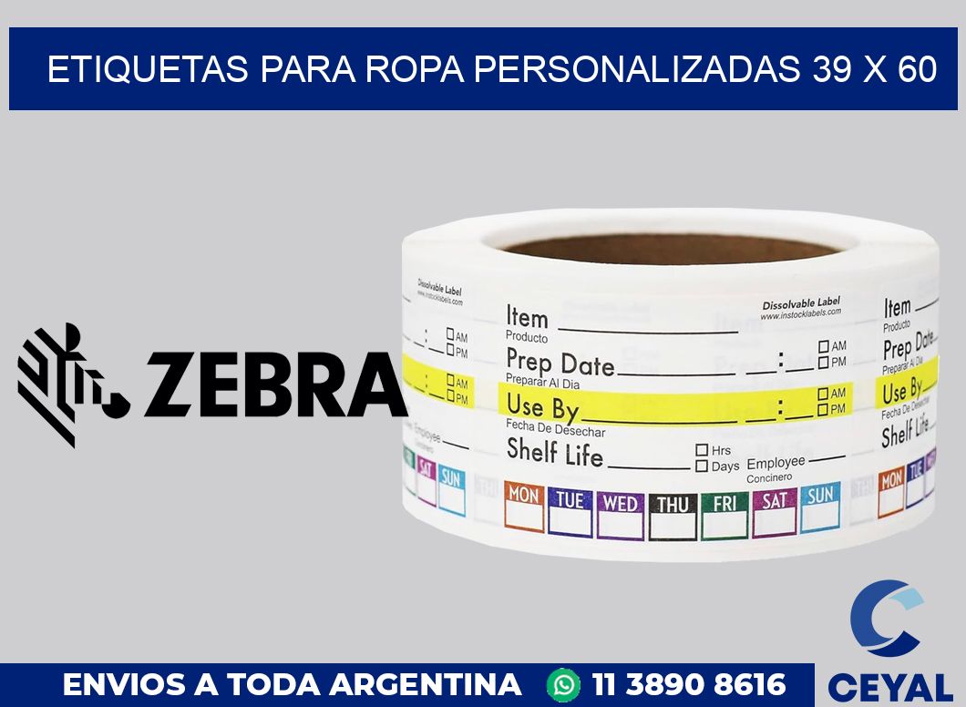 etiquetas para ropa personalizadas 39 x 60