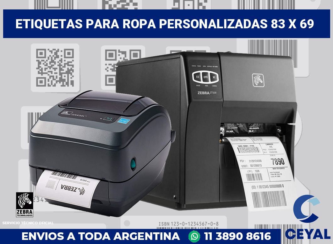 etiquetas para ropa personalizadas 83 x 69