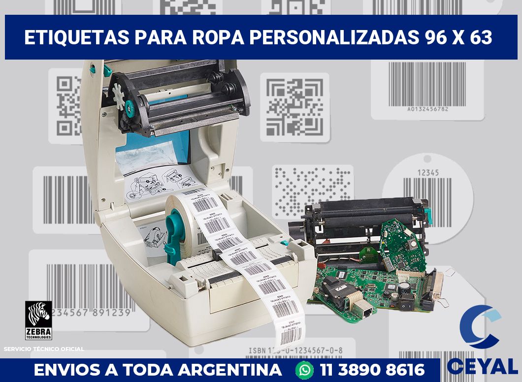 etiquetas para ropa personalizadas 96 x 63