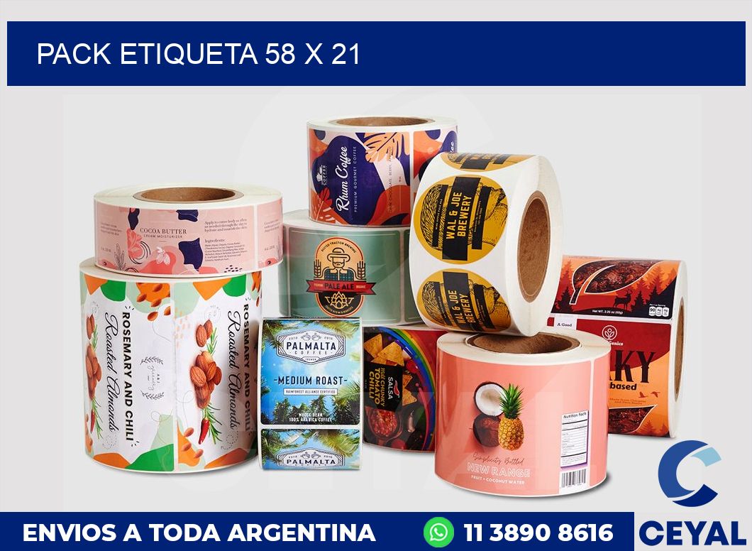pack etiqueta 58 x 21