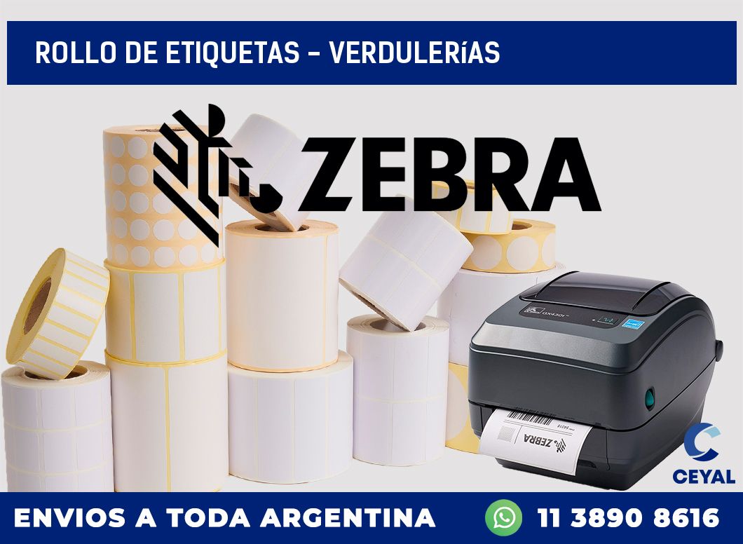 rollo de etiquetas – Verdulerías