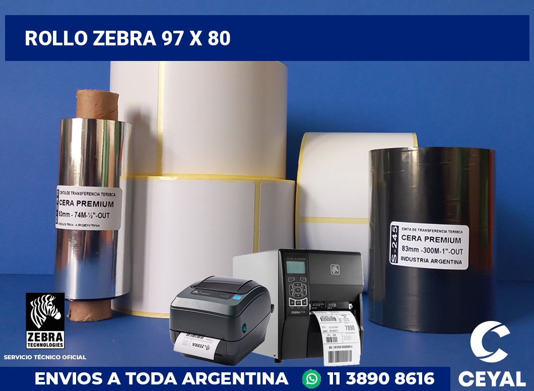 rollo zebra 97 x 80