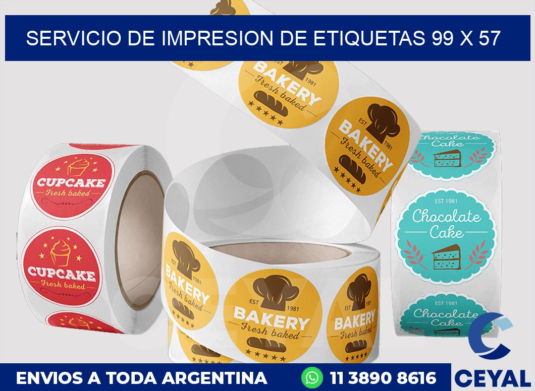 servicio de impresion de etiquetas 99 x 57
