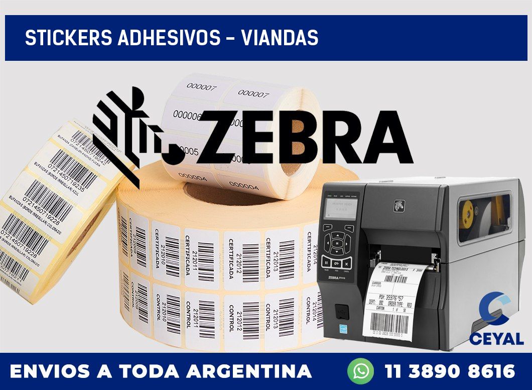 stickers adhesivos – Viandas