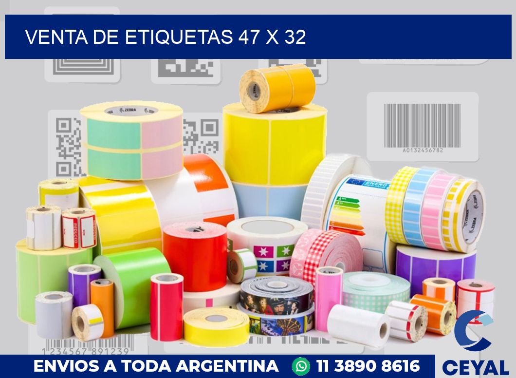 venta de etiquetas 47 x 32