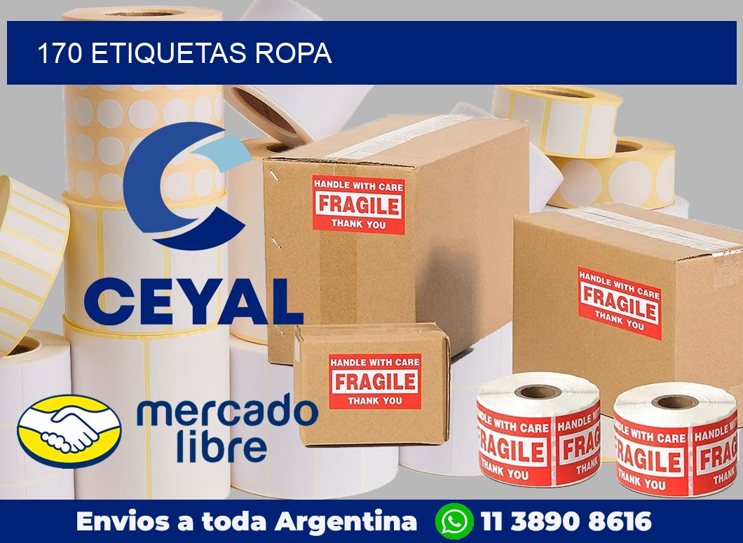 170 Etiquetas ropa
