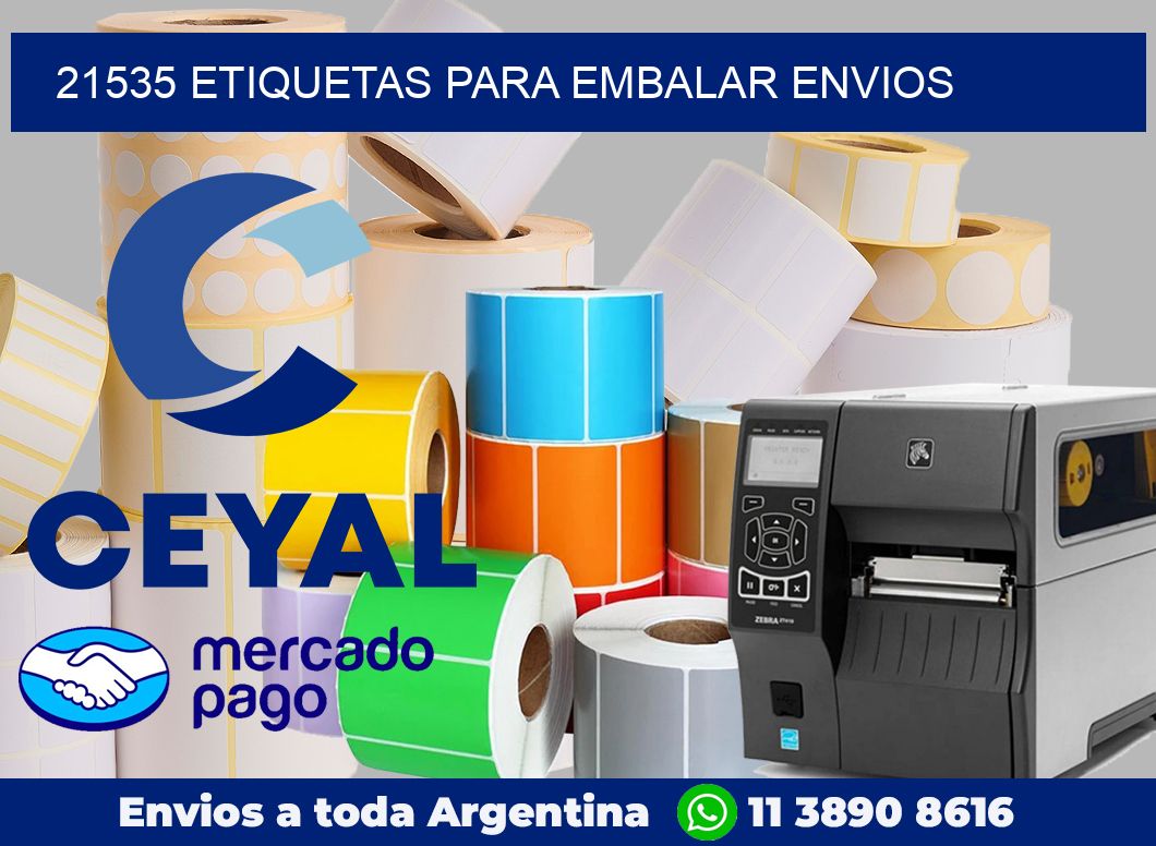 21535 Etiquetas para embalar envios