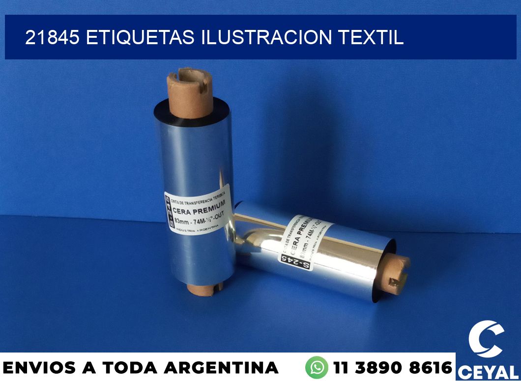 21845 etiquetas ilustracion textil