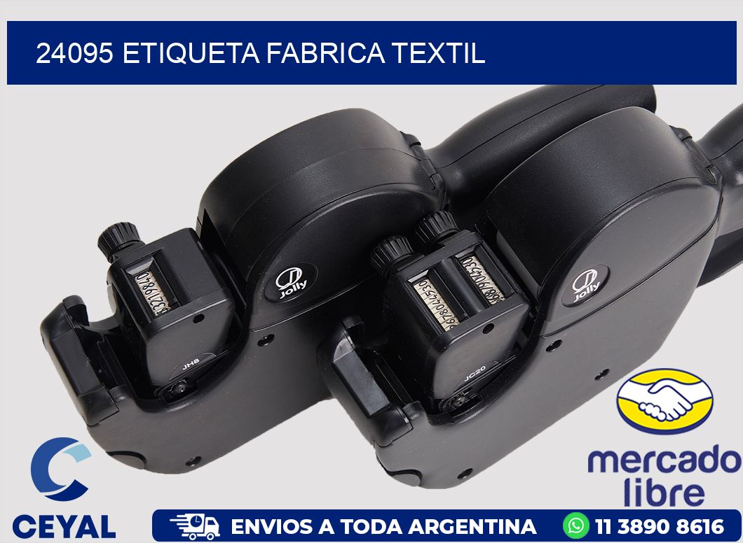 24095 etiqueta fabrica textil