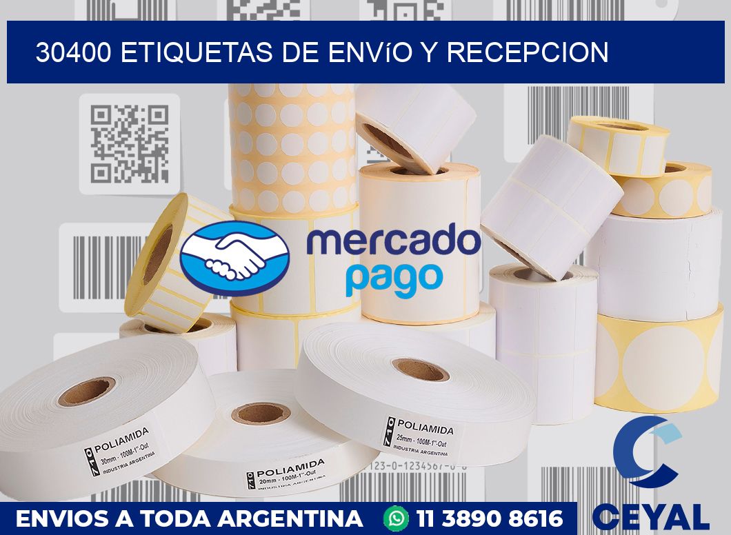 30400 Etiquetas de envío y recepcion