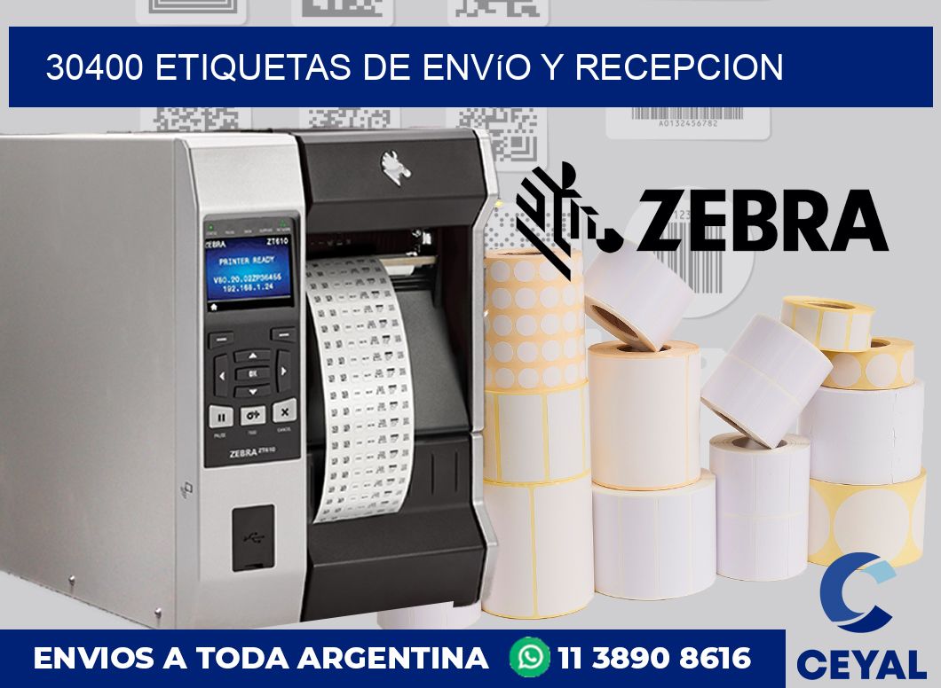 30400 Etiquetas de envío y recepcion