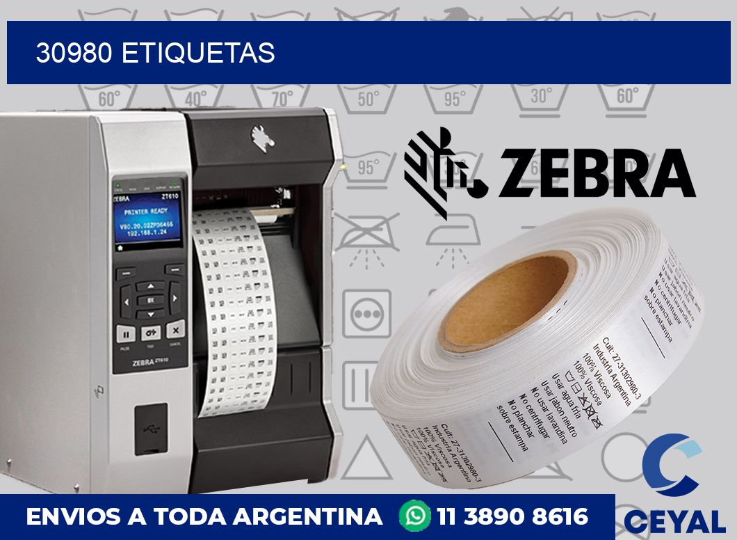 30980 etiquetas