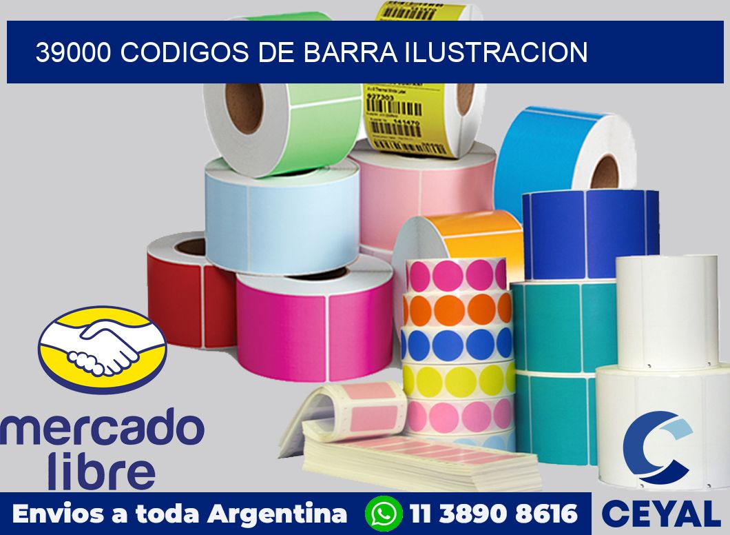 39000 Codigos de barra ilustracion