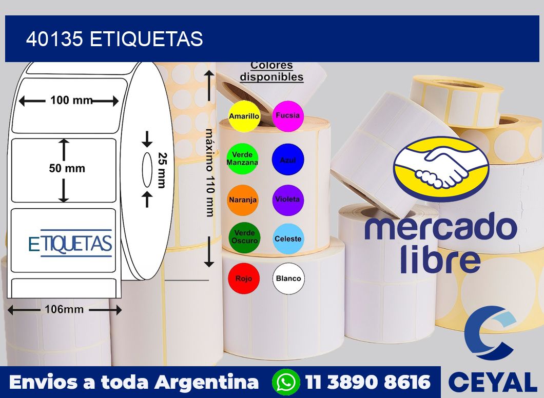 40135 etiquetas