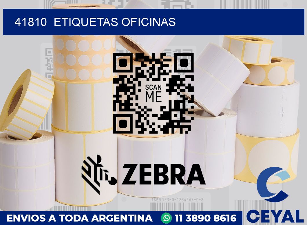 41810  Etiquetas oficinas