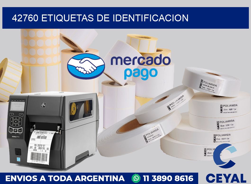 42760 Etiquetas de identificacion