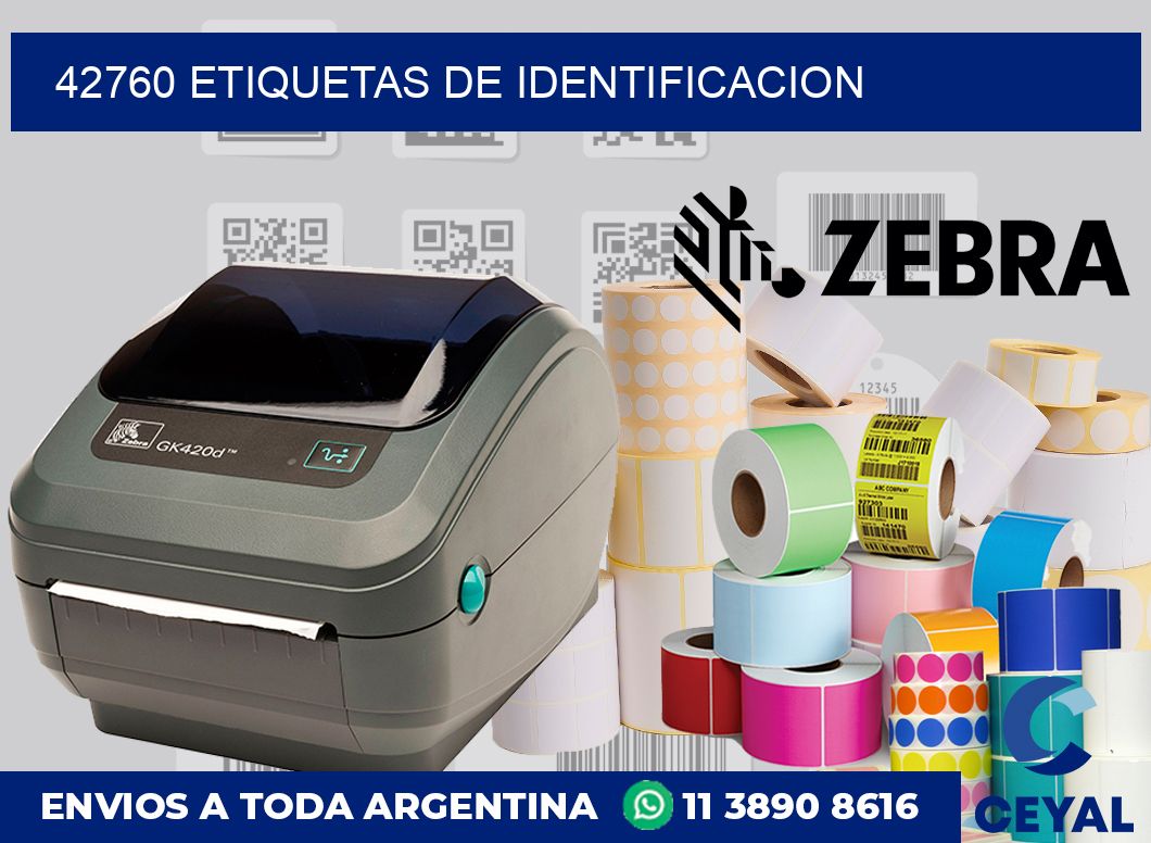 42760 Etiquetas de identificacion