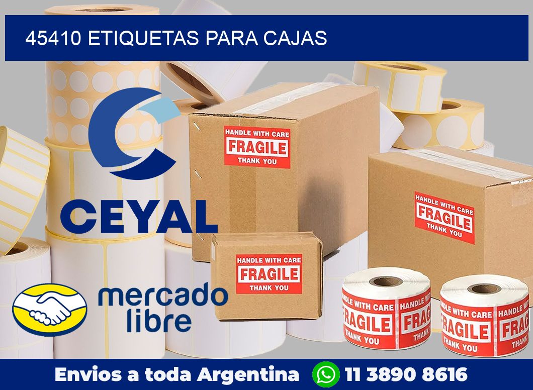 45410 Etiquetas para cajas