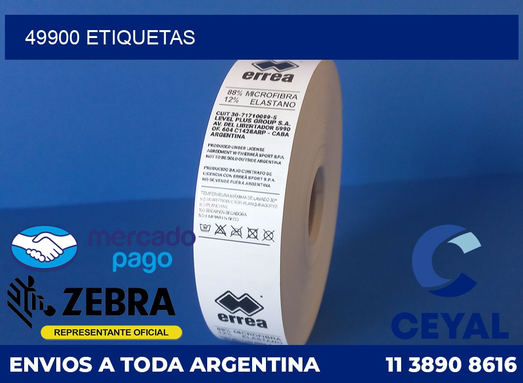 49900 etiquetas