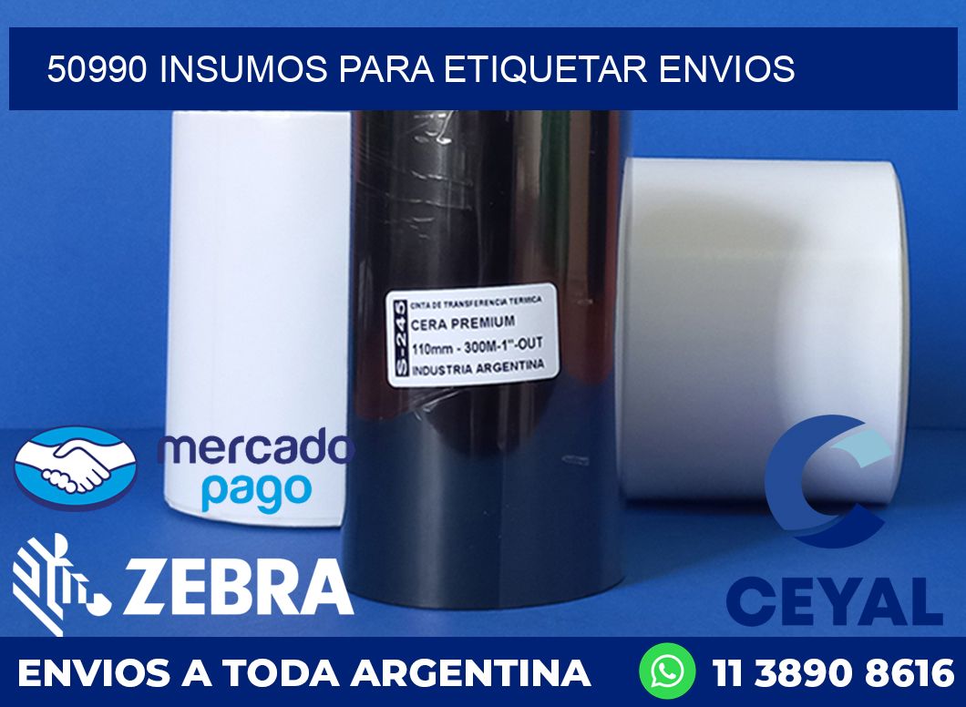50990 insumos para etiquetar envios