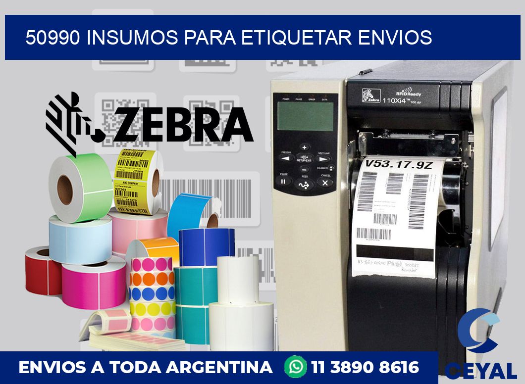 50990 insumos para etiquetar envios