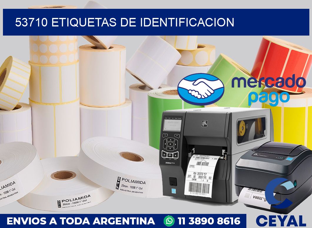 53710 Etiquetas de identificacion