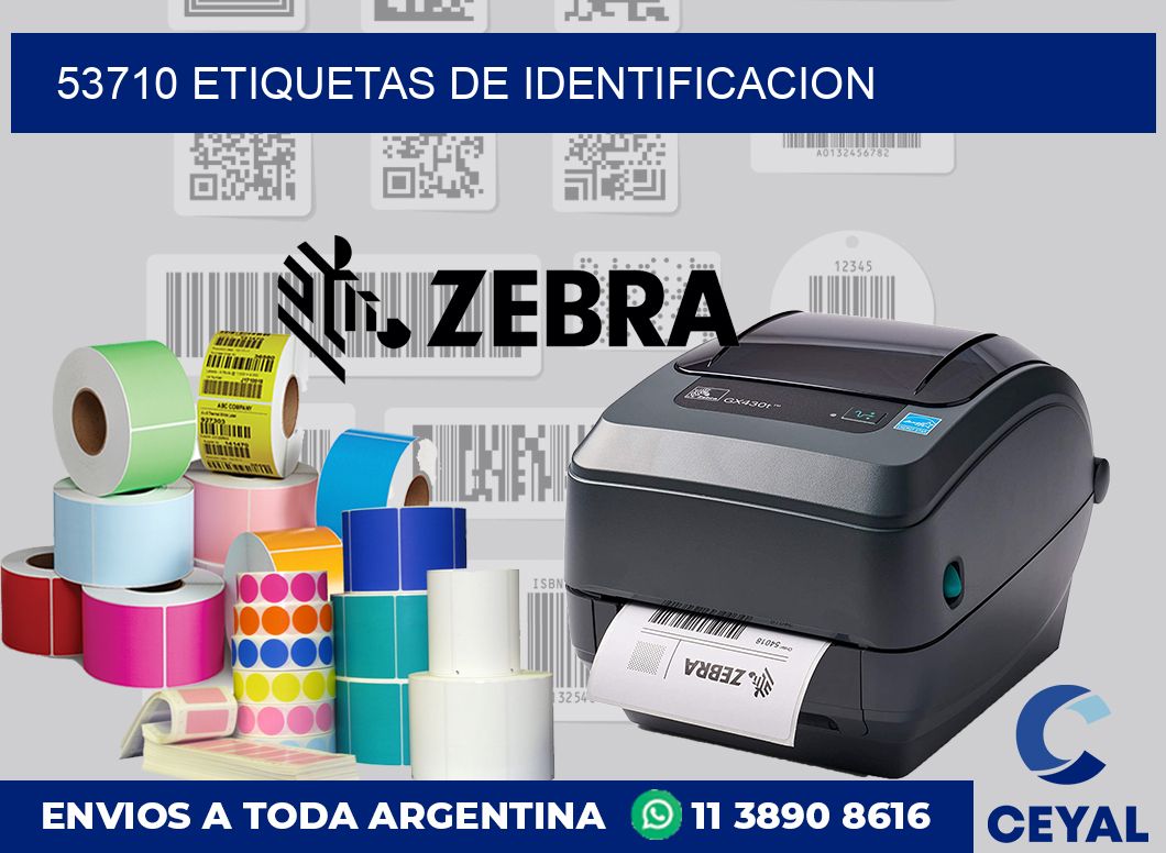 53710 Etiquetas de identificacion