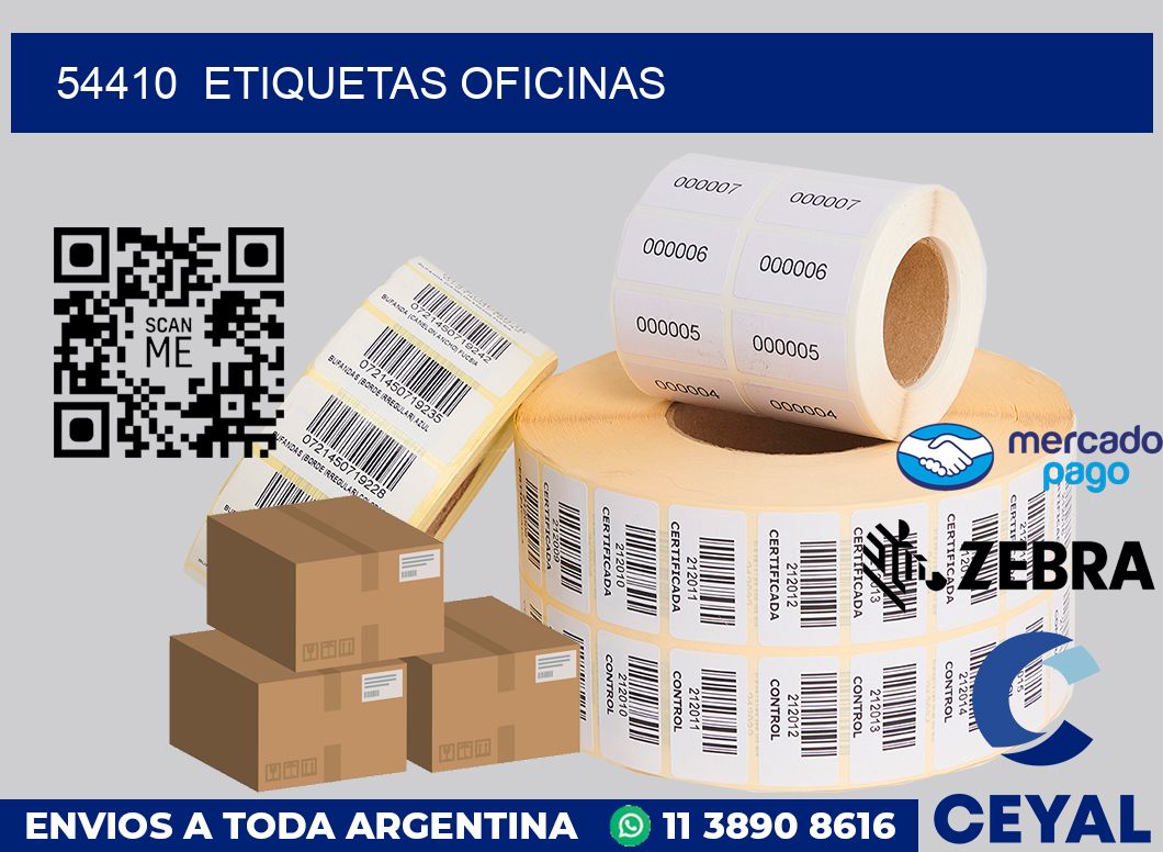 54410  Etiquetas oficinas