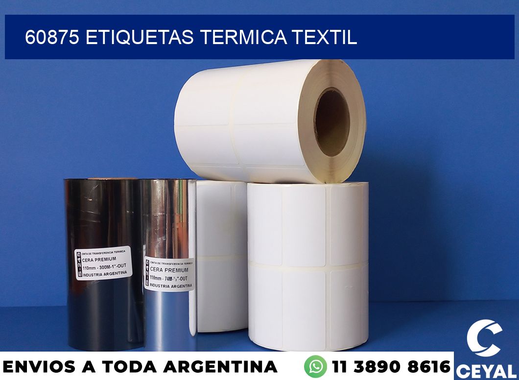 60875 etiquetas termica textil