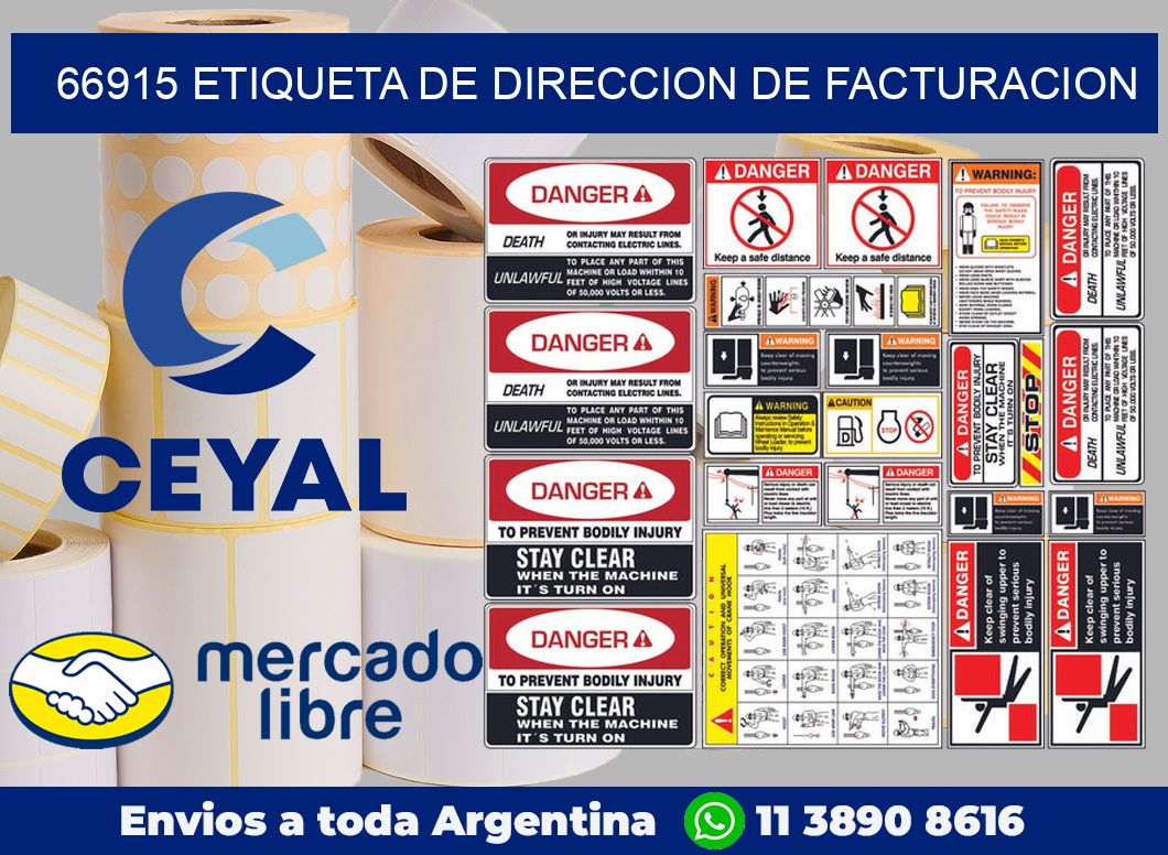 66915 Etiqueta de direccion de facturacion