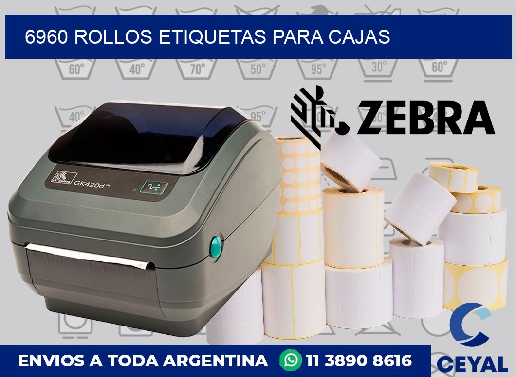 6960 rollos etiquetas para cajas