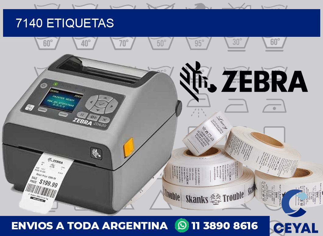 7140 etiquetas