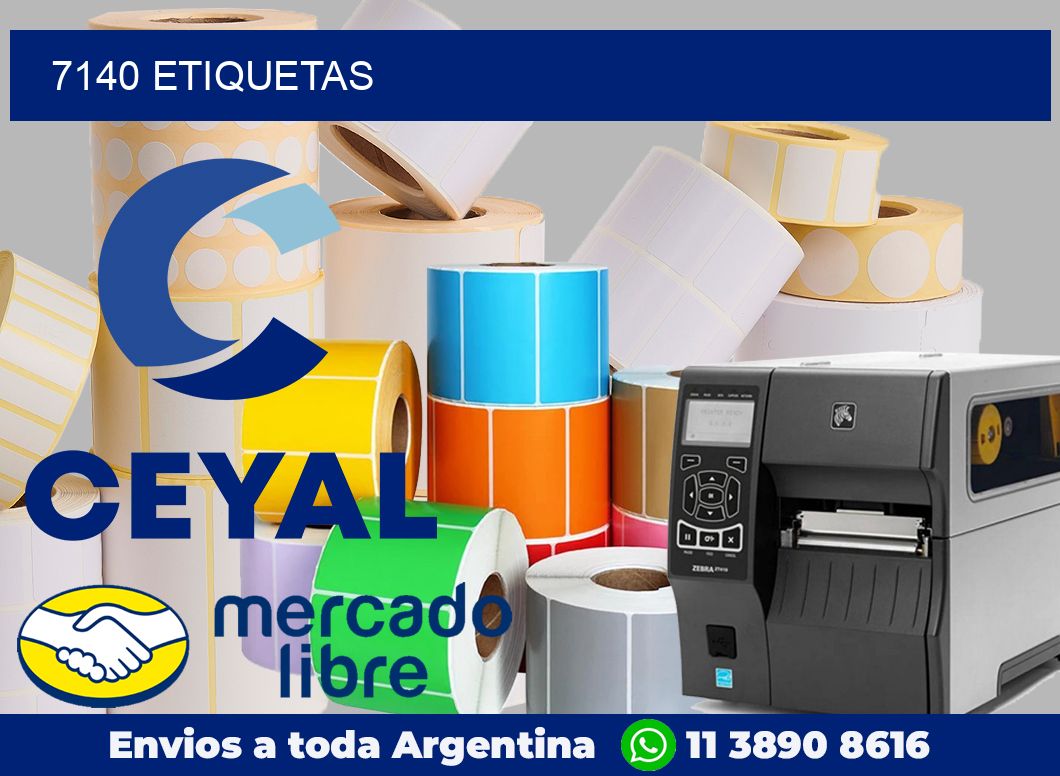 7140 etiquetas
