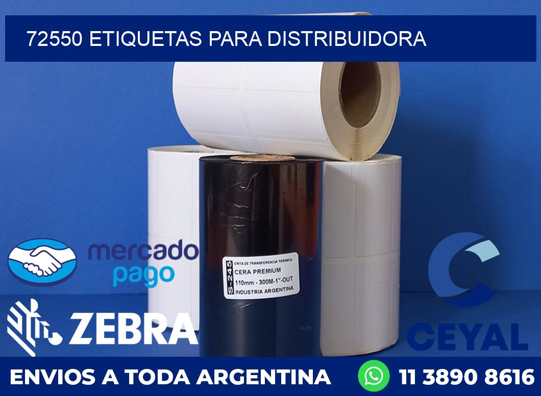 72550 etiquetas para distribuidora