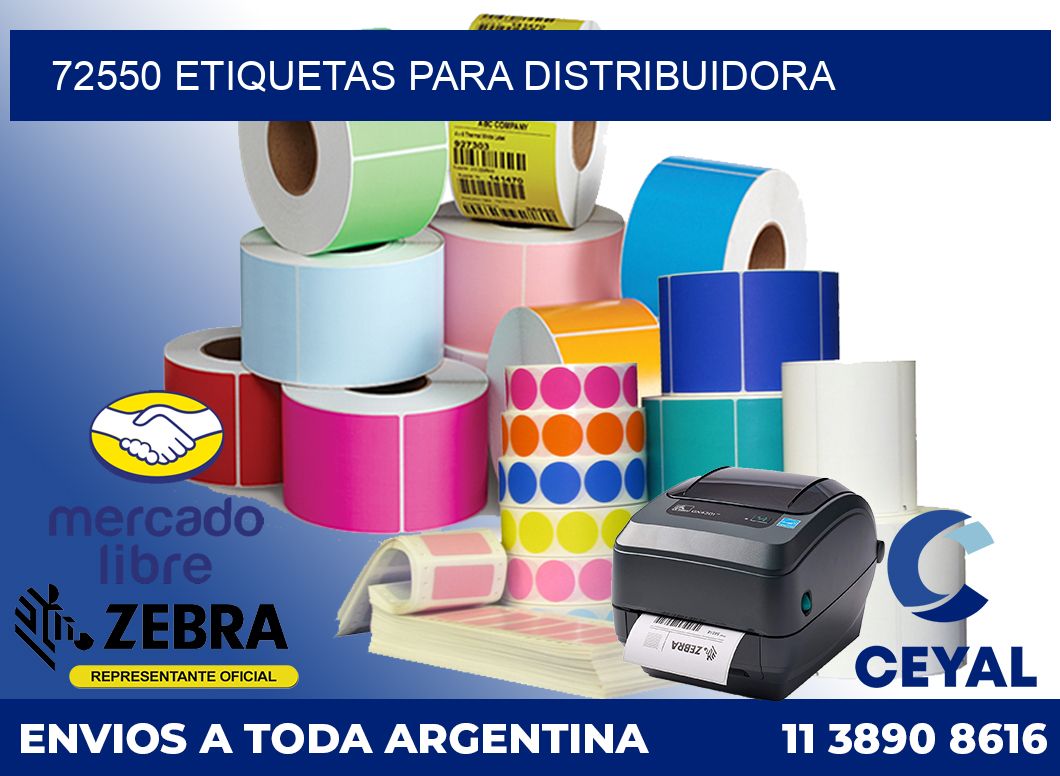 72550 etiquetas para distribuidora