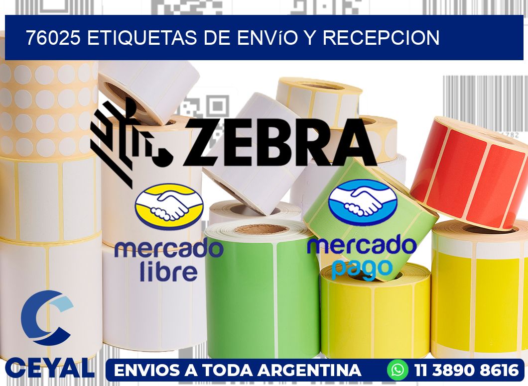76025 Etiquetas de envío y recepcion