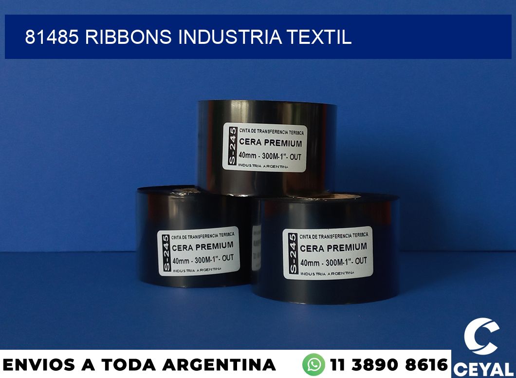 81485 ribbons industria textil