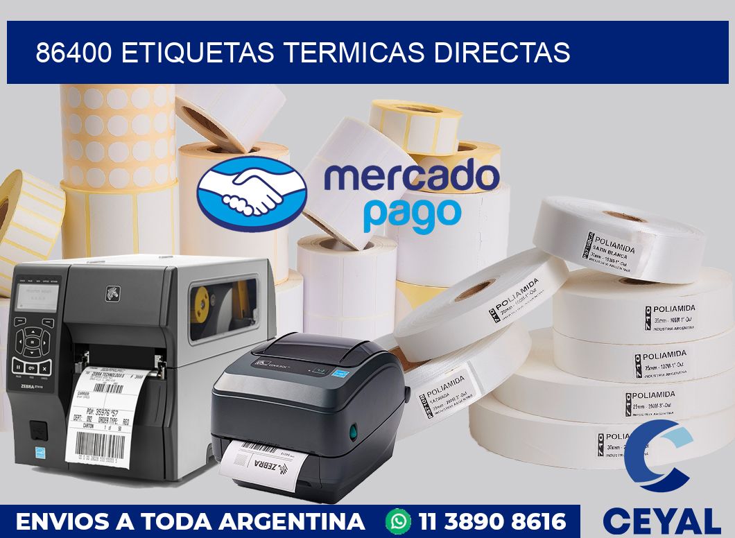 86400 Etiquetas termicas directas