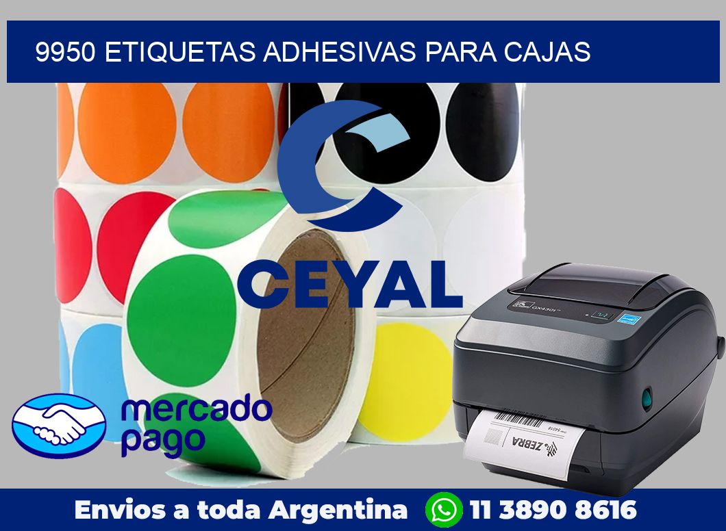 9950 Etiquetas adhesivas para cajas