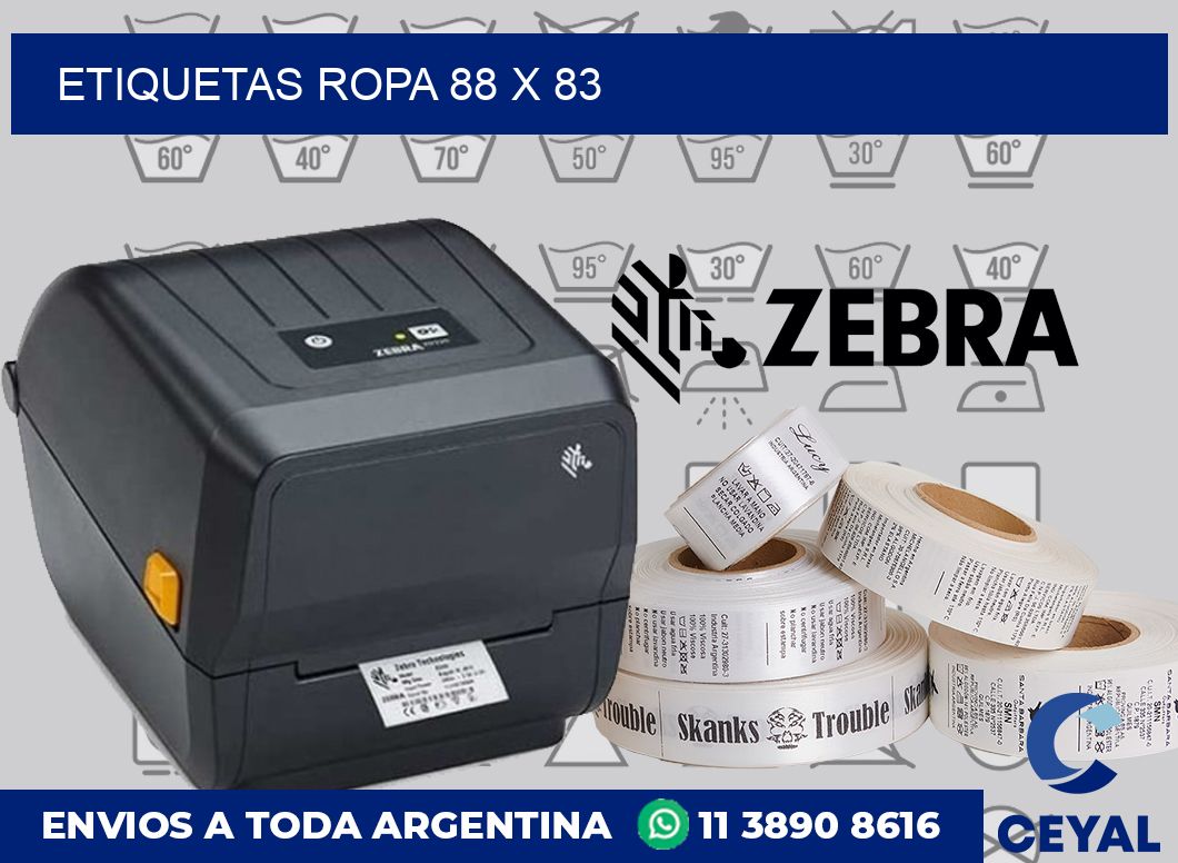 Etiquetas ropa 88 x 83