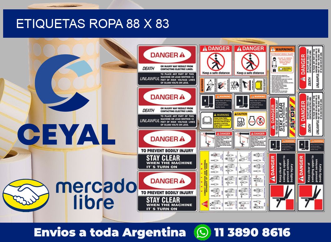 Etiquetas ropa 88 x 83