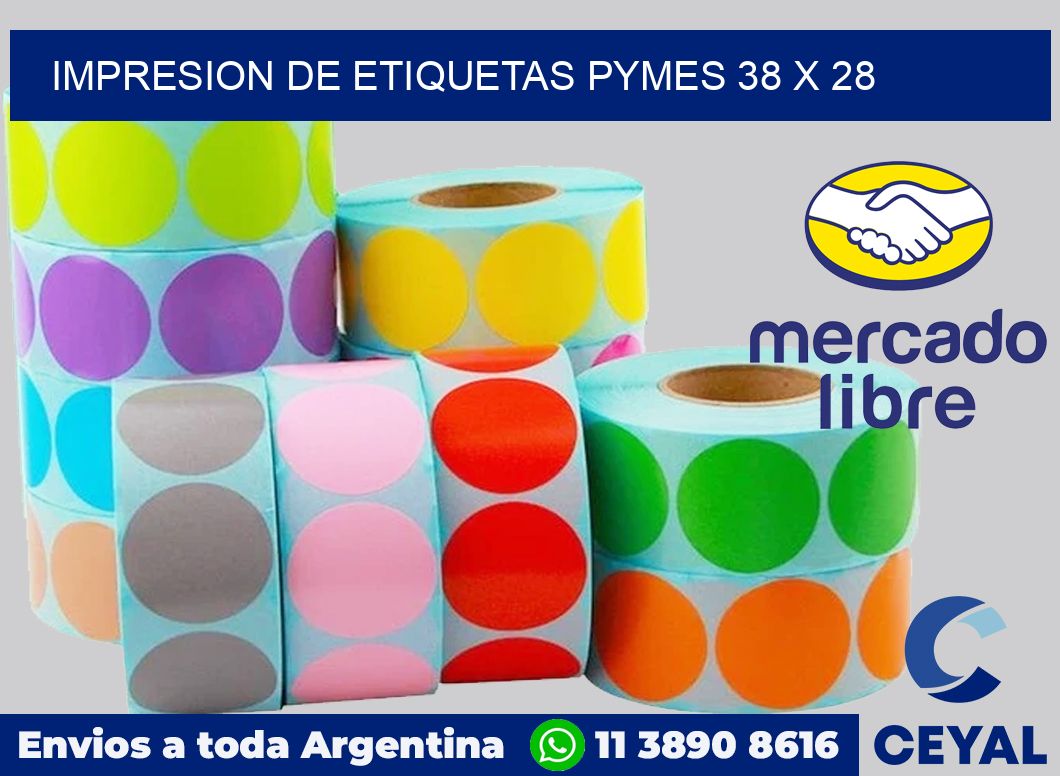 Impresion de etiquetas pymes 38 x 28