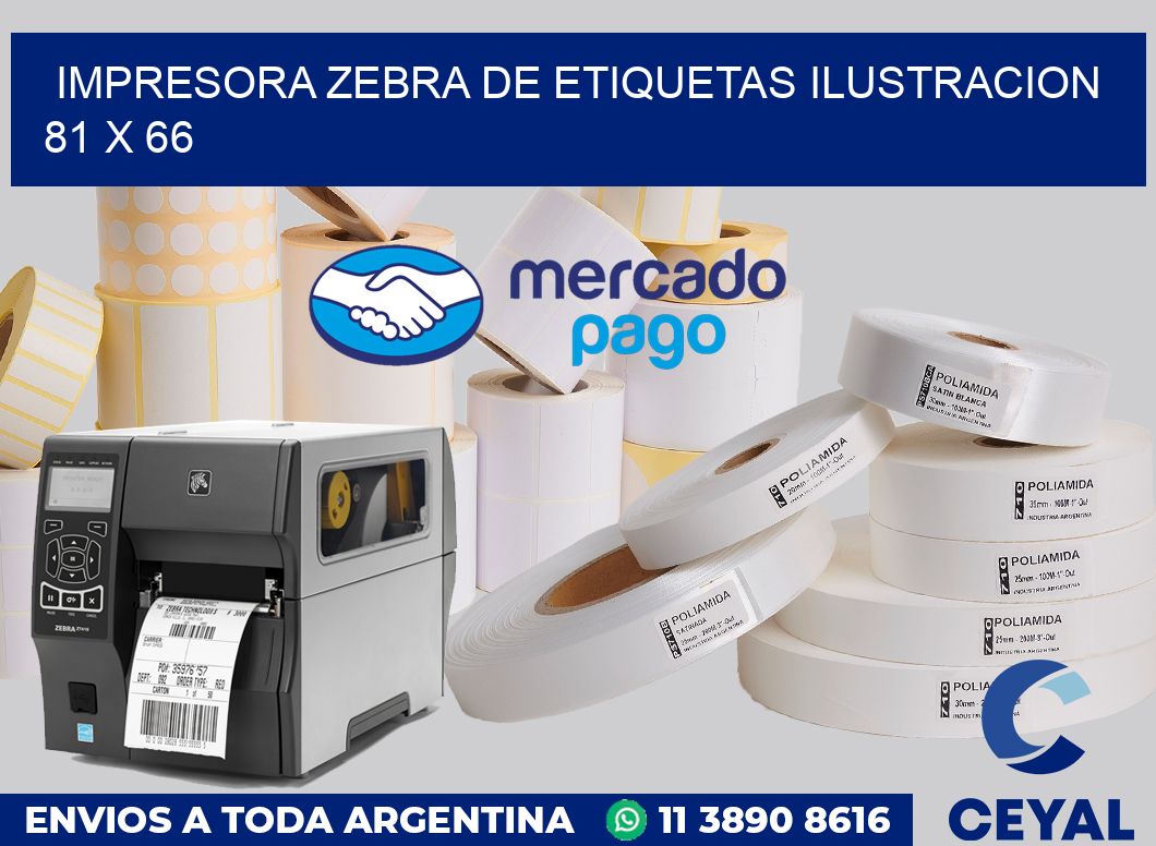 Impresora Zebra de etiquetas ilustracion 81 x 66