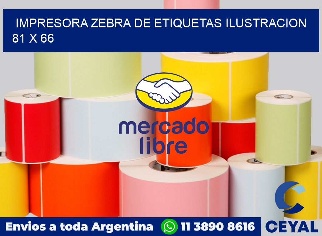 Impresora Zebra de etiquetas ilustracion 81 x 66