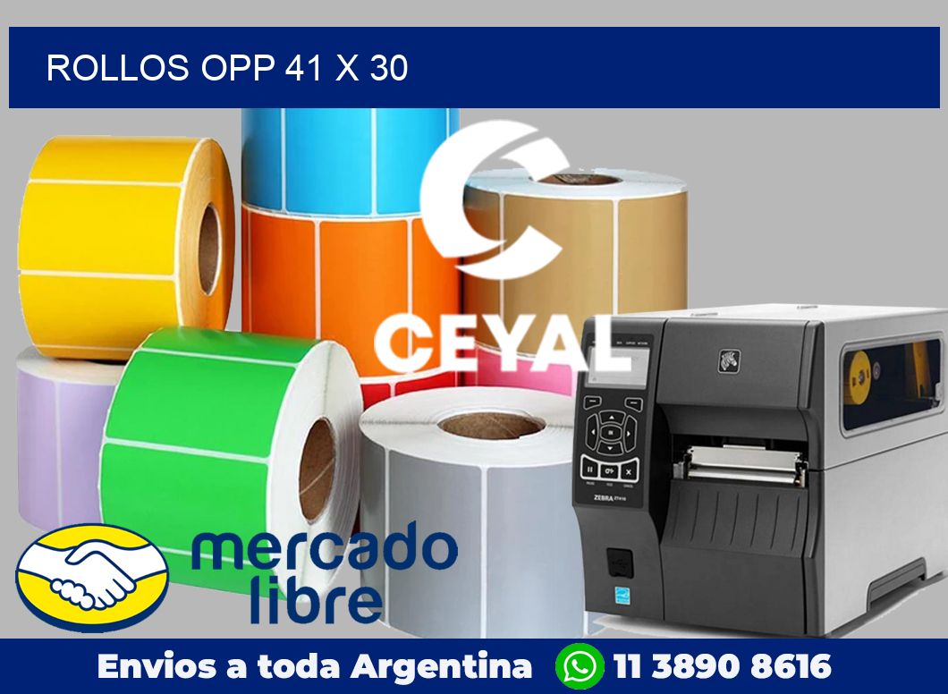 Rollos OPP 41 x 30