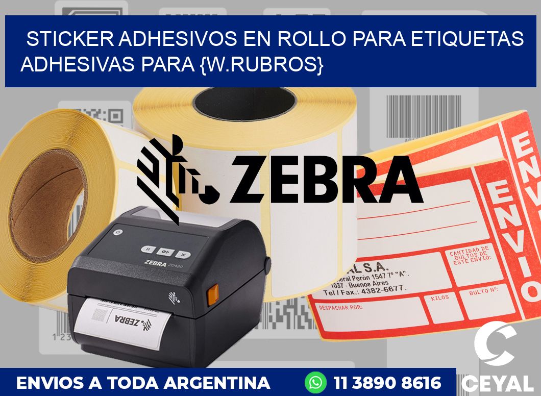 Sticker adhesivos en rollo para Etiquetas adhesivas para Chocolatería