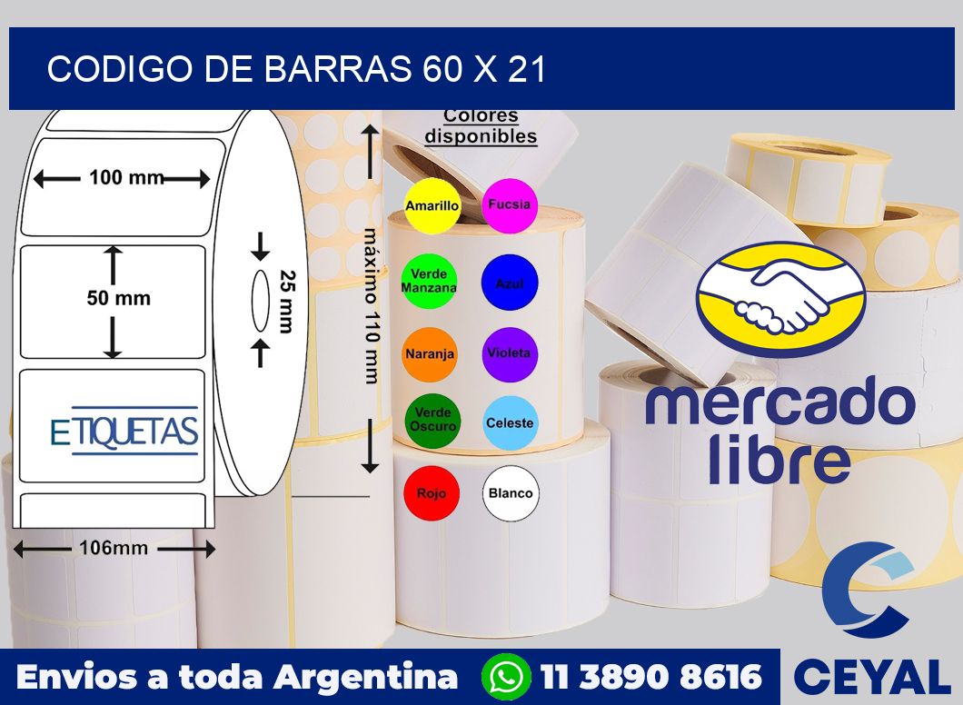codigo de barras 60 x 21